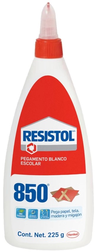Adhesivo 850® Blanco 225g Resistol® 2463204 Pieza 7501199420073 01