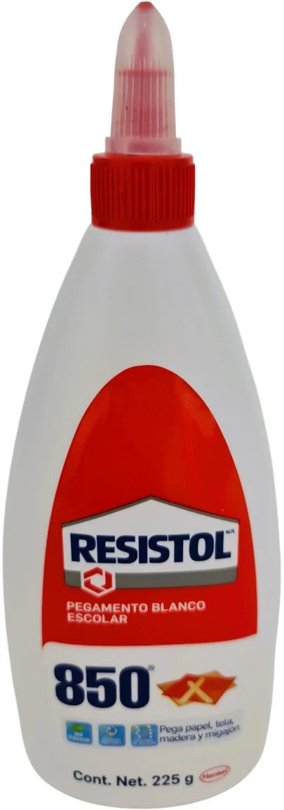 Adhesivo 850® Blanco 225g Resistol® 2463204 Pieza 7501199420073 02