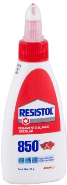 Adhesivo 850® Blanco 55g Resistol® 2463206 Pieza 7501199420134 01