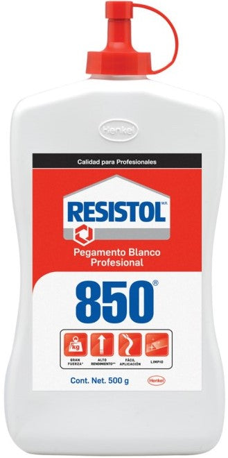 Adhesivo 850® Blanco 500g Resistol® 2105648 Pieza 7501028815544 01