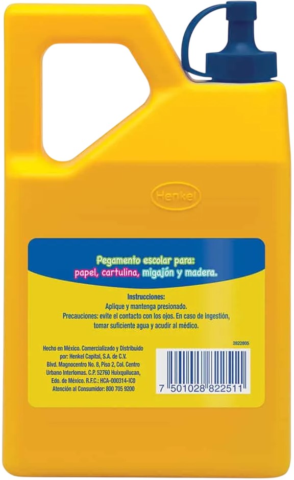 Adhesivo Bully Pva Blanco 1kg Resistol® 2079523 [Pieza] 7501028822511 2