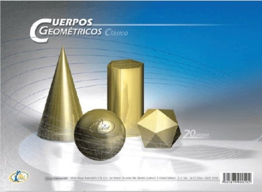 Material Didáctico Cuerpos Geométricos Armar c/20 Clásico Figuras 3D Raf® Pieza 7501875900202