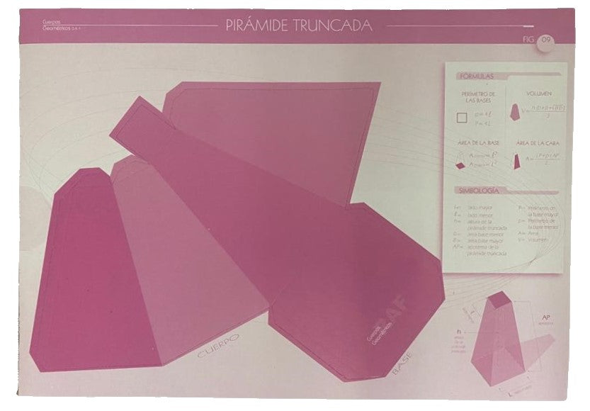 Material Didáctico Cuerpos Geométricos Armar c/20 Clásico Figuras 3D Raf® [Pieza] 7501875900202 2