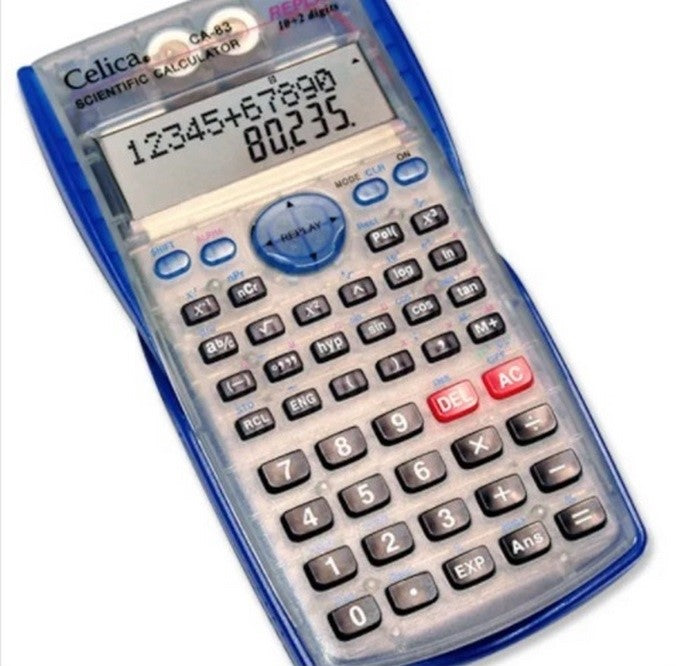 Calculadora Científica Blue 10+2 Dígitos Celica® CA-83-BE [Pieza] 7501953301969 Imagen principal del producto
