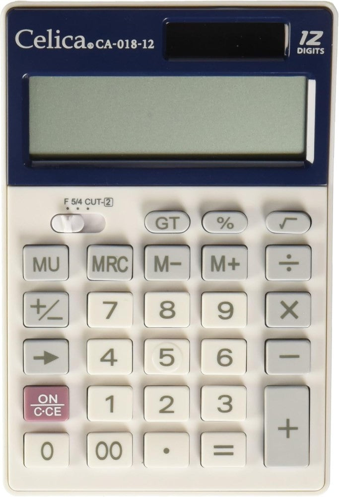 Calculadora Semi-Escritor 12 Dígitos Celica® CA-018-12 [Pieza] 7501953301754