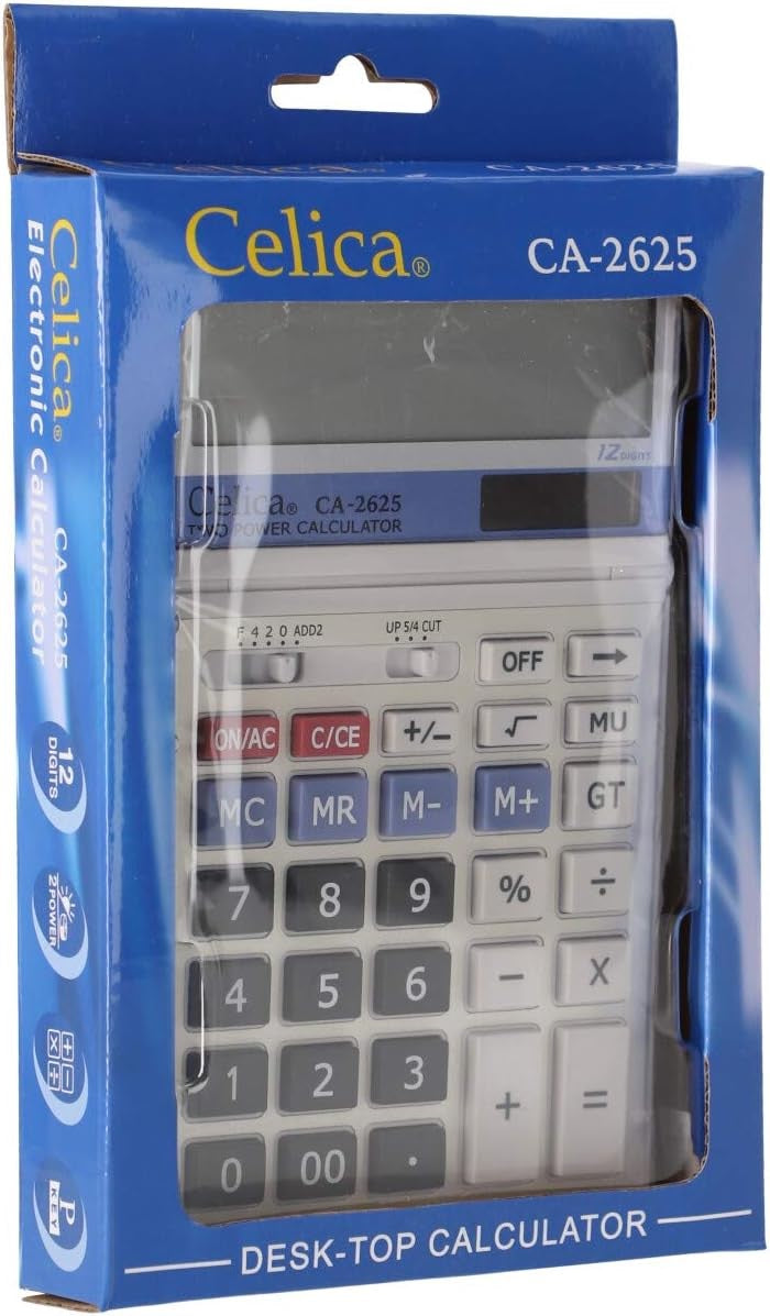 Calculadora Semi-Escritor 12 Dígitos Celica® CA-2625 [Pieza] 7501953300450 3