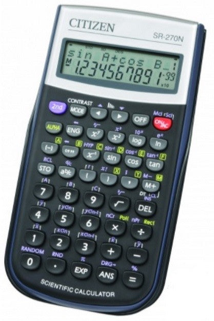 Calculadora Científica 10+2 Dígitos Citizen® SR-270-11 [Pieza]