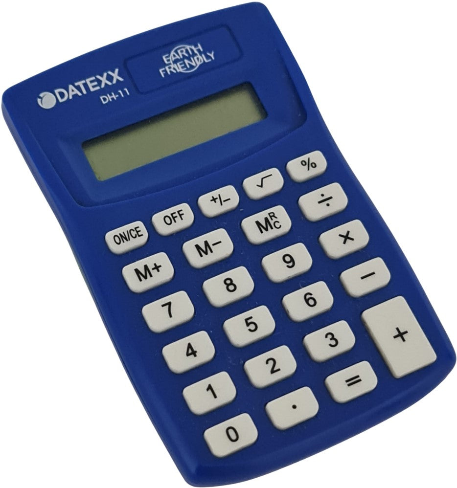 Calculadora Básica Bater. Earth Friendly 8 Dígitos datexx® DH-11 [Pieza] 767469410114
