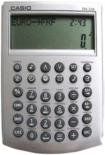 Calculadora Básica Bater. Hora Mundial 12 Dígitos Proesa® FH-310 [Pieza] 4971850161400 2