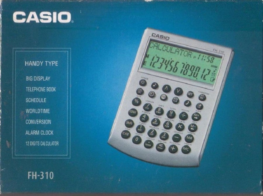 Calculadora Básica Bater. Hora Mundial 12 Dígitos Proesa® FH-310 [Pieza] 4971850161400 3