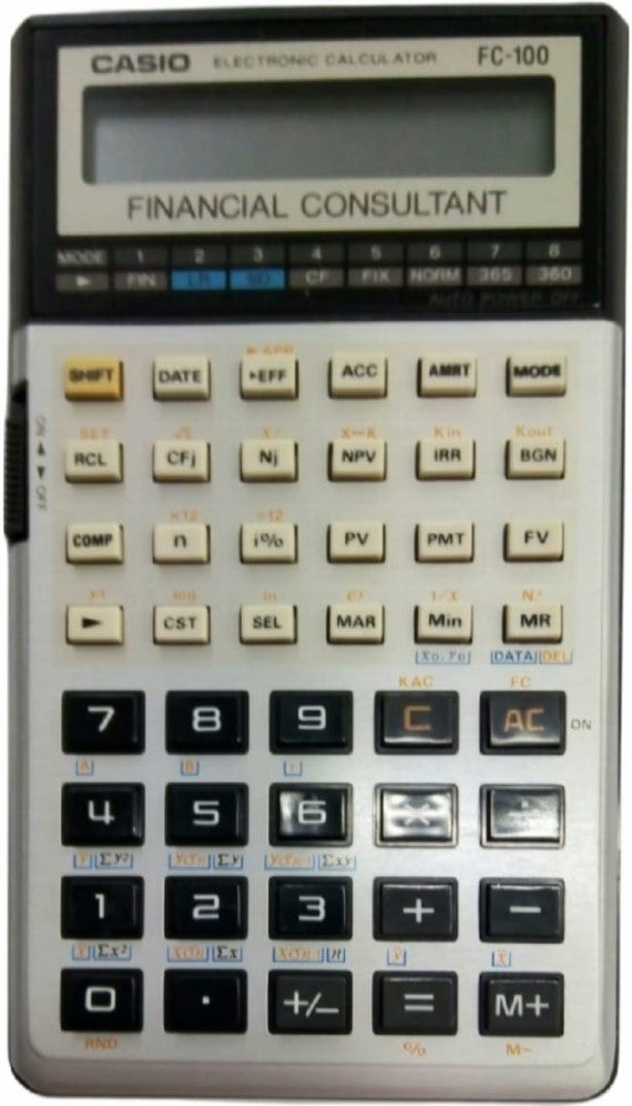 Calculadora Financiera 10 Dígitos Casio® FC-100 [Pieza] 4971850109235 2