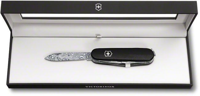 Navaja Limited Edition Climer Damascus 91mm Madera Negra 2011 Victorinox® 1.3713.1J11 [Pieza] 7611160032546