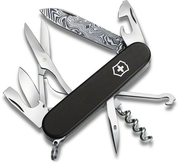 Navaja Limited Edition Climer Damascus 91mm Madera Negra 2011 Victorinox® 1.3713.1J11 [Pieza] 7611160032546 2