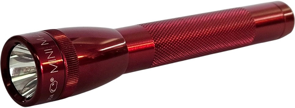 Linterna Incandescente Mini c/Estuche 14.6cm 2 AA Rojo Mag-lite® 500400 M2A03L Pieza 7501728701499 0