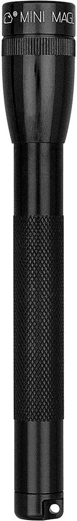 Linterna Incandescente Mini c/Estuche 12.7cm 2 AAA Negro Mag-lite® 500413 M3A012 Pieza 7501241716192