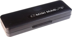 Linterna Incandescente Mini c/Estuche 12.7cm 2 AAA Negro Mag-lite® 500413 M3A012 Pieza 7501241716192