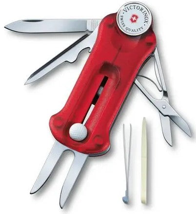 Navaja Golf Tool 10 Usos Rojo Transparen Victorinox® 0.7052.T [Pieza] 7611160014733