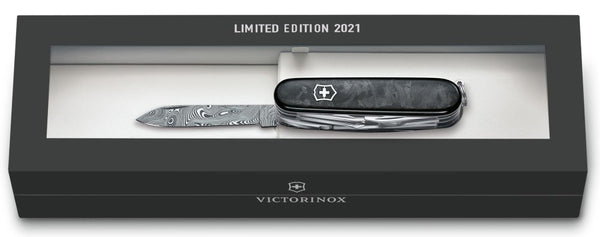 Navaja Limited Edition Swiss Champ 33 Damascus 91mm Cuerno de Res 2021 Victorinox® 1.6791.J21 [Pieza] 7611160187376 2