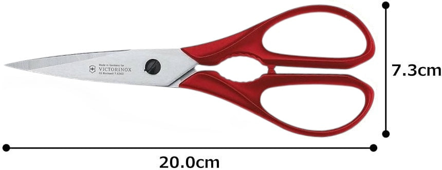 Tijera p/Cocina Mango Nylon Rojo Victorinox® 7.6363 [Pieza] 7611160705020 5