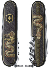 Navaja Limited Edition Climber Quetzalcóatl 91mm Negro-Oro 2026 Victorinox® 1.3703.3-X6 [Pieza] 7611160368423