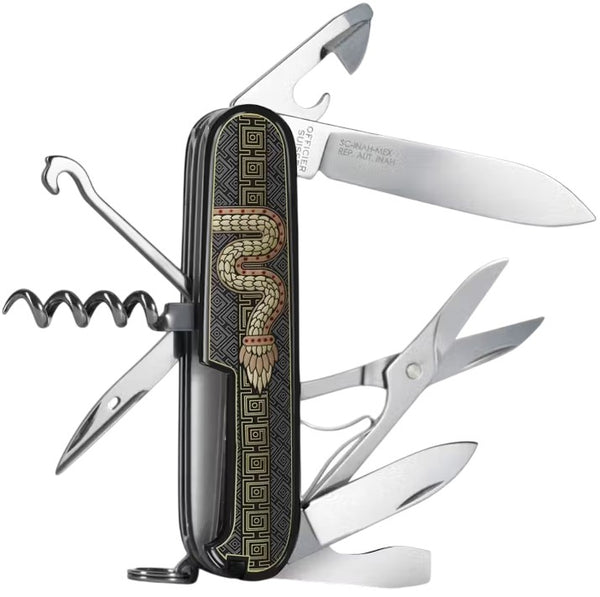 Navaja Limited Edition Climber Quetzalcóatl 91mm Negro-Oro 2026 Victorinox® 1.3703.3-X6 [Pieza] 7611160368423 5