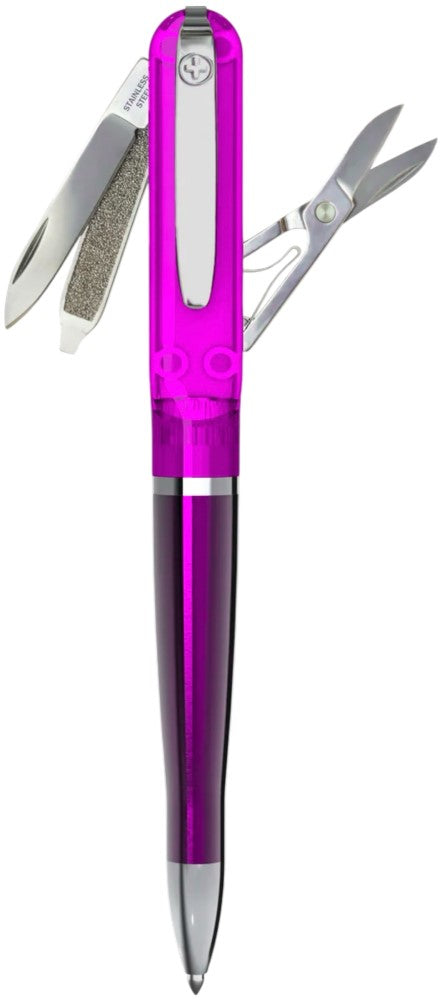 Bolígrafo Fino Swiss Pen 6usos Morado Victorinox® SP-147 [Pieza] 2