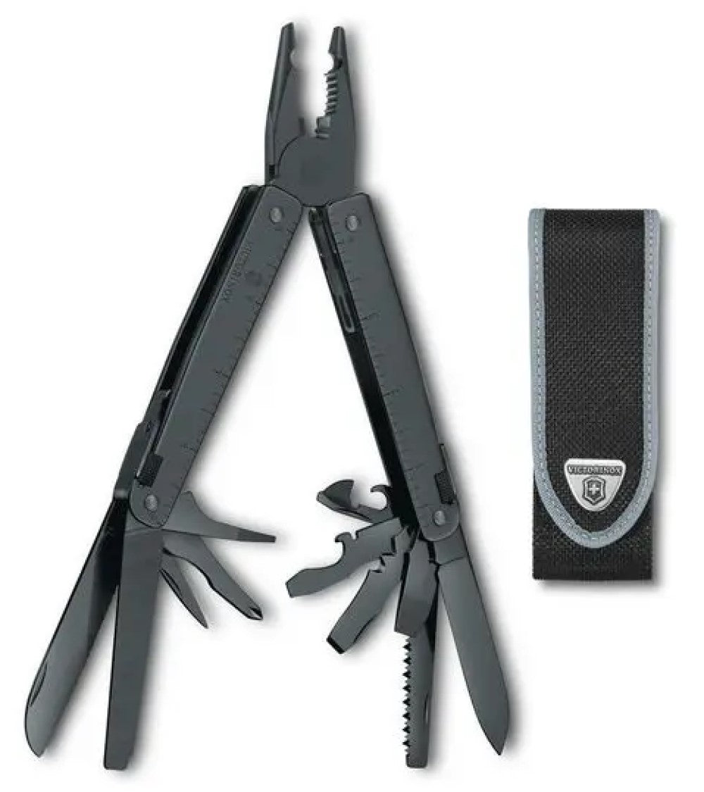 Herramienta Swisstool BS 29 Usos Negro Mate c/FundNylo Victorinox® 3.0323.3CN [Pieza] 7611160305329