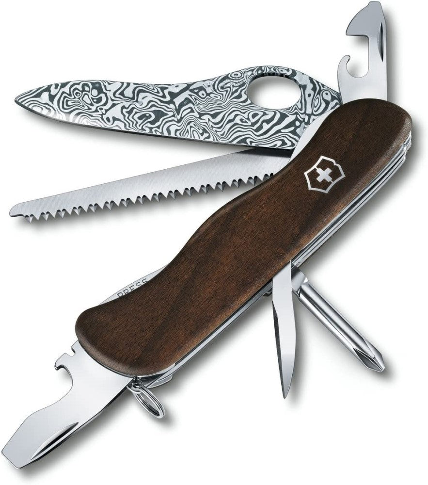 Navaja Limited Edition Soldier Damascus 111mm Madera 2012 Victorinox® 0.8461.J12 [Pieza] 7611160038074 Imagen principal del producto