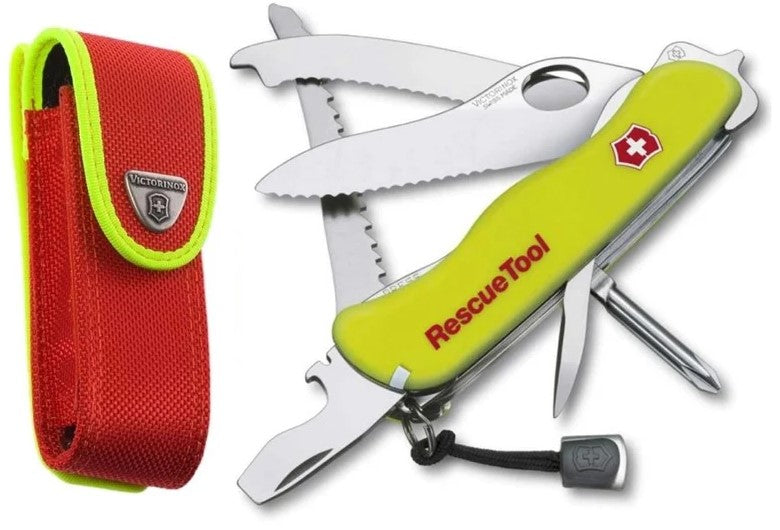 Navaja 111mm Rescue Tool c/13 funcioe 111mm Amarillo Fluore Victorinox® 0.8623.MWN [Pieza] 7611160003539 Imagen principal del producto