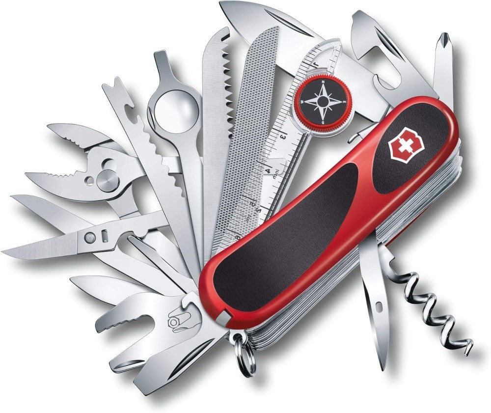 Navaja 85mm Delémont EvolutionGripS54 85mm Rojo/Negro Victorinox® 2.5393.SC-X2 [Pieza] 7611160123442 Imagen principal del producto