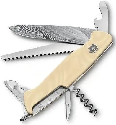 Navaja Limited Edition Ranger 55 Damascus 130mm Madera 2023 Victorinox® 0.9561.J23 [Pieza] 7611160221872