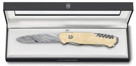 Navaja Limited Edition Ranger 55 Damascus 130mm Madera 2023 Victorinox® 0.9561.J23 [Pieza] 7611160221872 2