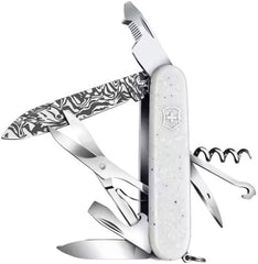 Navaja Limited Edition Companion Damascus 91mm Corian® Blanco 2025 Victorinox® 1.3901.J25 [Pieza] 7611160271969 3