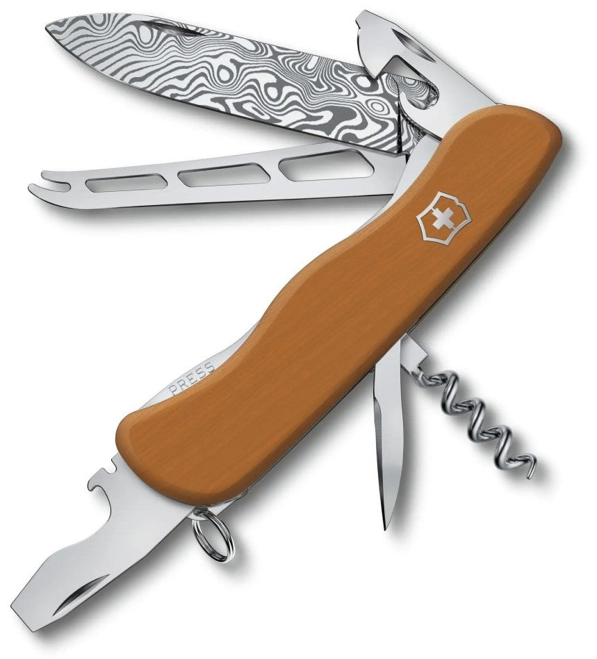 Navaja Limited Edition Picknicker Damascus 111mm Madera 2022 Victorinox® 0.8301.J22 [Pieza] 7611160211910