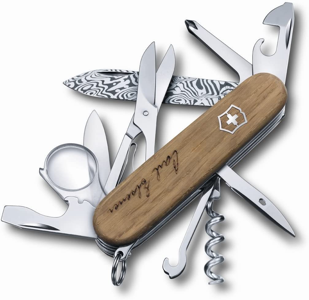 Navaja Limited Edition Explorer Damascus 91mm Madera 2013 Victorinox® 1.6701.J13 [Pieza] Imagen secundaria del producto
