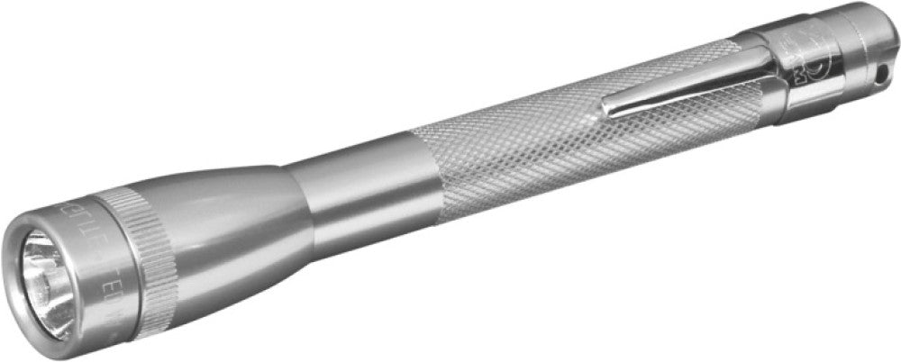 Linterna Incandescente Mini c/Estuche 12.7cm 2 AAA Plata Mag-lite® 500419 M3A102 Pieza 7640167474233