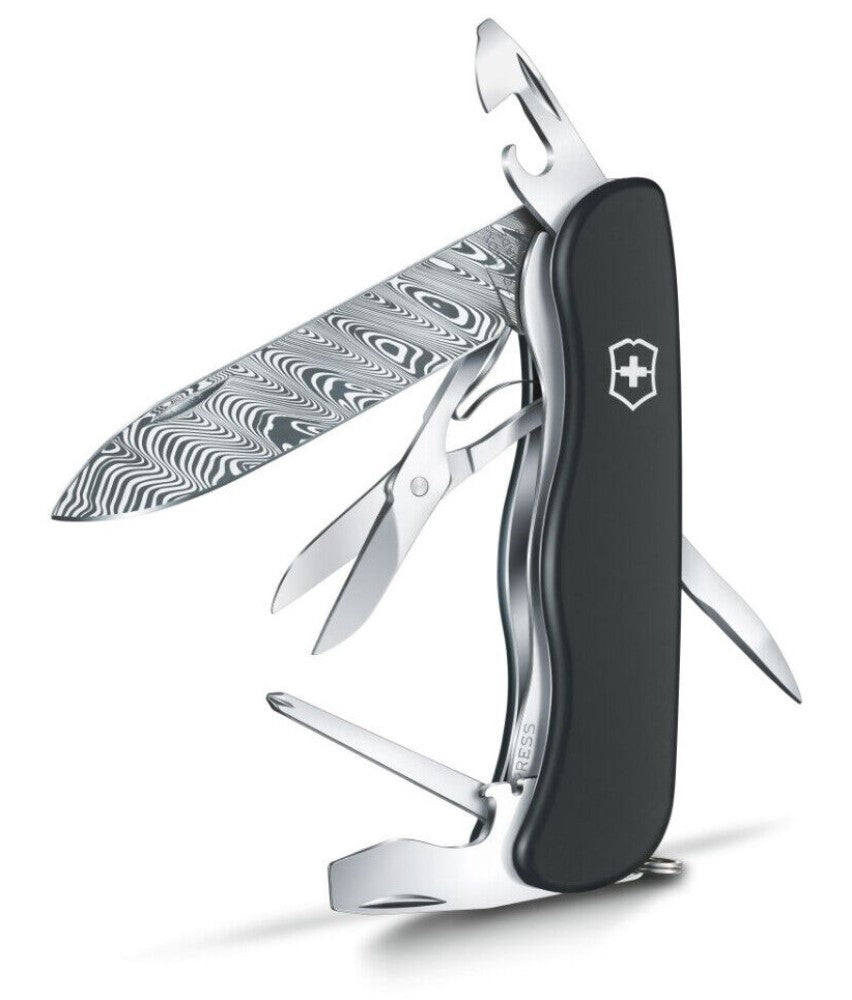 Navaja Limited Edition Outrider Damascus 91mm Madera 2017 Victorinox® 0.8501.J17 [Pieza] 7611160059086 Imagen principal del producto