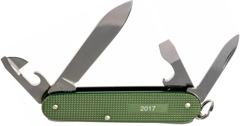 Navaja Limited Edition Cadet Alox 84mm Verde Olivo 2017 Victorinox® 0.2601.L17 [Pieza] 7611160057938 2