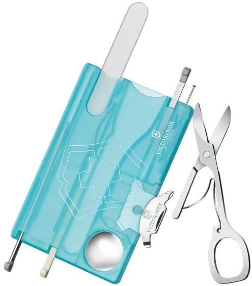 Herramienta Swiss Card Nailcare 13 Usos ice-blueTranslú Victorinox® 0.7240.T21 [Pieza] 7611160050601 2