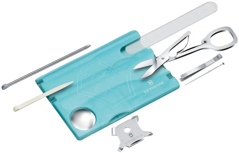 Herramienta Swiss Card Nailcare 13 Usos ice-blueTranslú Victorinox® 0.7240.T21 [Pieza] 7611160050601 3