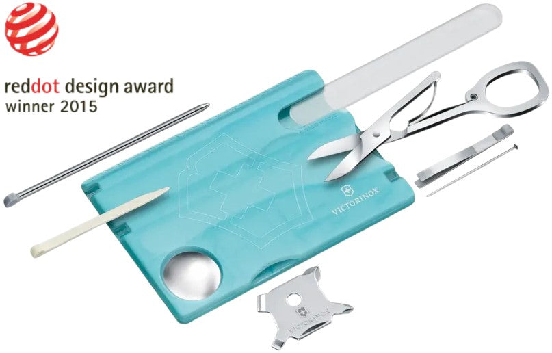 Herramienta Swiss Card Nailcare 13 Usos ice-blueTranslú Victorinox® 0.7240.T21 [Pieza] 7611160050601 4