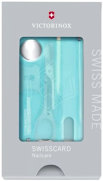 Herramienta Swiss Card Nailcare 13 Usos ice-blueTranslú Victorinox® 0.7240.T21 [Pieza] 7611160050601 5