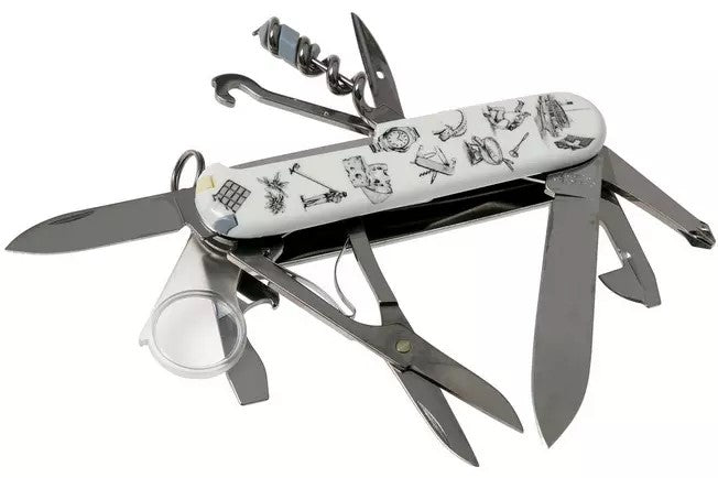 Navaja Limited Edition Explorer Swiss Spirit 91mm Blanco ilustrad 2020 Victorinox® 1.6705.7L20 [Pieza] 7611160141910 3