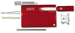 Herramienta Swiss Card Quattro 12 Usos Rubí Translúcid Victorinox® 0.7200.T [Pieza] 7611160010582 2
