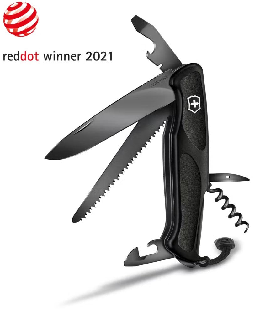 Navaja 130mm Ranger 55 Onyx Black 130mm Negro Victorinox® 0.9563.C31P [Pieza] 7611160161680 5