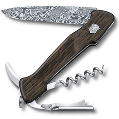Navaja Limited Edition Wine Máster Damascus 130mm Madera 2019 Victorinox® 0.9701.J19 [Pieza] 7611160063144