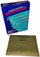 Fólder Colgante Bacolgante c/25 Verde Tradición Carta Baco® [Caja] 7501174915006
