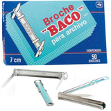 Broches p/Archivo Estándar B-172 c/50 7cm Baco® BB003 Caja 7501174913026 01