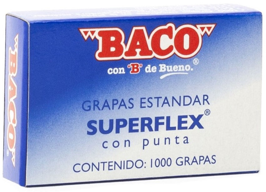 Grapa Estándar G-1000 c/1000 Baco® GP002 Caja 7501174911015 01