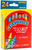 Crayón Colores Est.c/24 Baco® CY009 Estuche 7501174965537 01